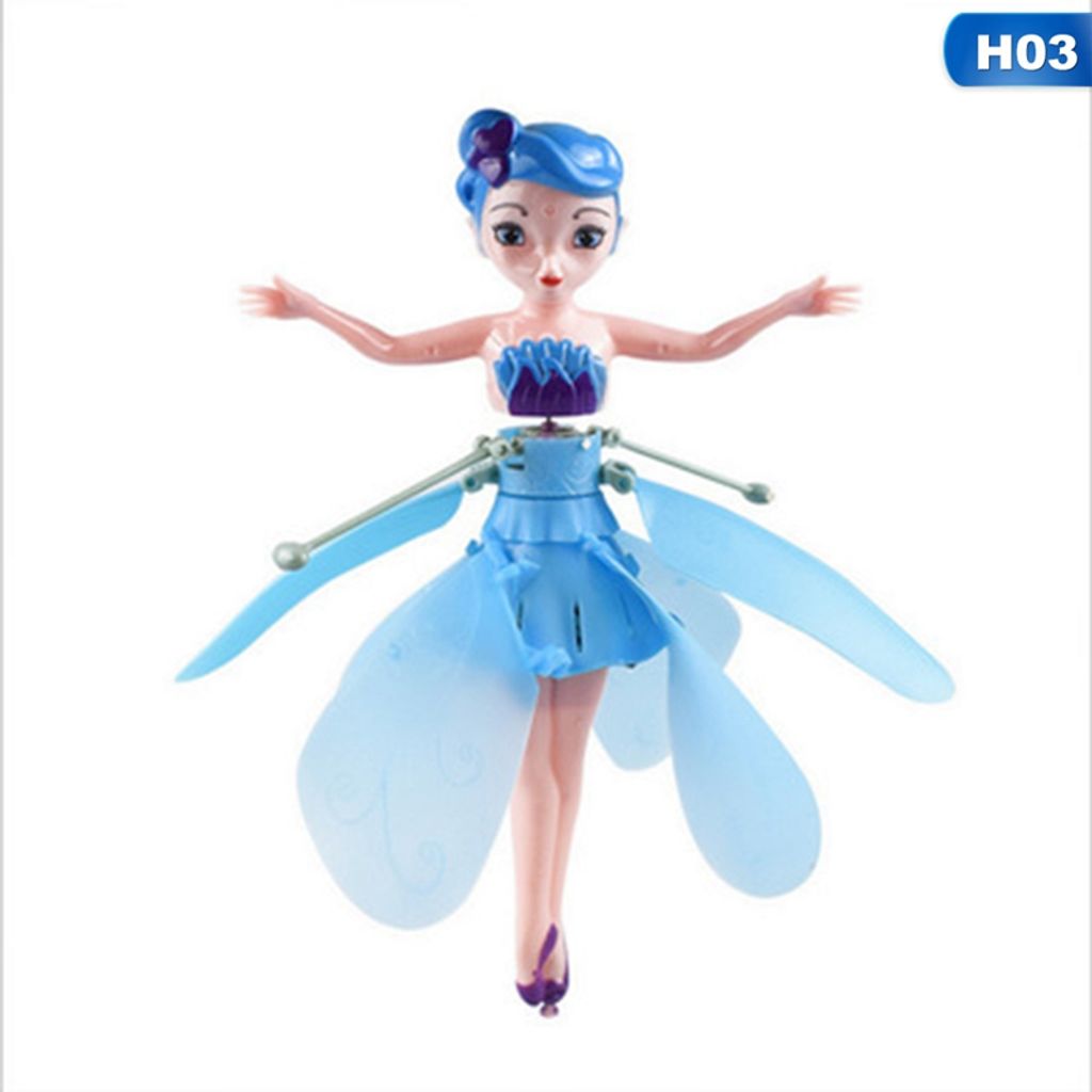 Die feenhafte fliegende Prinzessin Mädchenpuppe wird von einem Infrarotsensor gesteuert