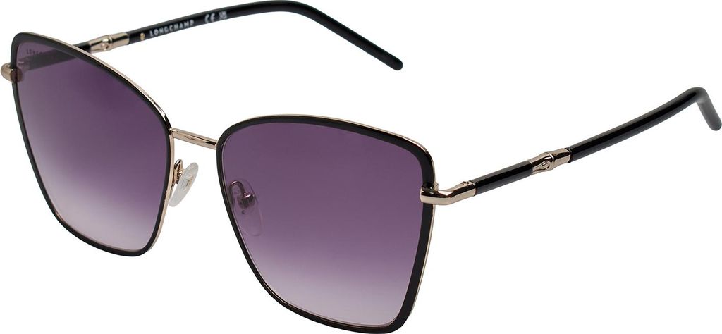 Longchamp Geometrische quadratische Metall-Sonnenbrille für Produktbild 