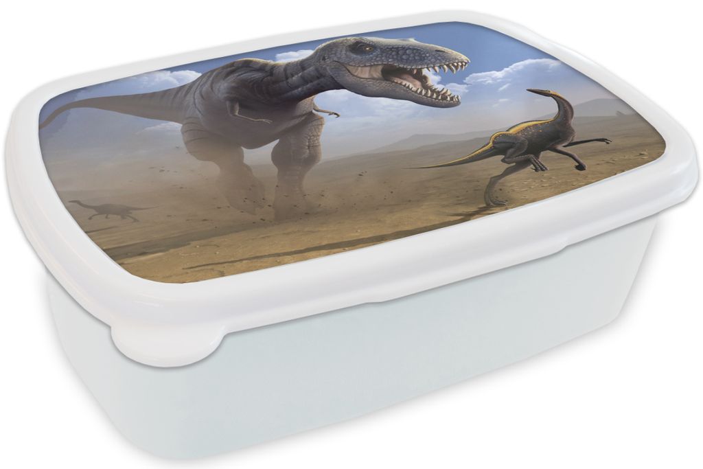 KitchenYeah Lunchbox Brotzeit Brotdose 17x11 cm Dino - Wildlife - Zeichnung - Kinder - Kinder - Kinder Kinder Brotzeitdose - Lunch Box - Kinder -...