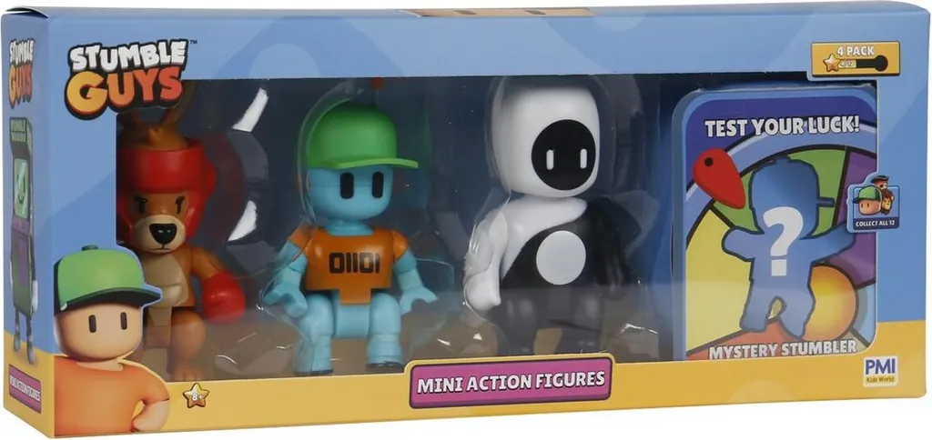 Pack de 4 figurines Stumble Guys S2 ver.C jouets miniatures de 6cm