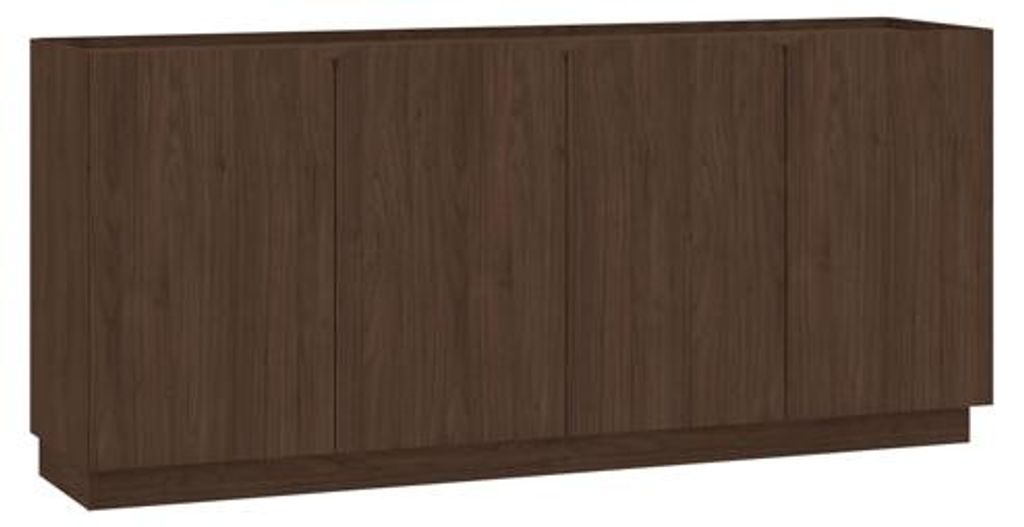 Kommode mit vier Türen und acht Einlegeböden, Nussbaum Produktbild 