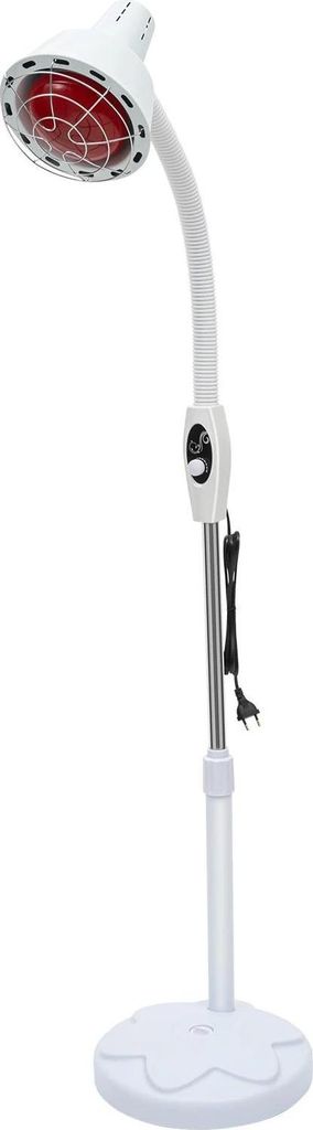 Infrarot Rotlicht Therapielampe - Einzelkopf Ferninfrarot-Wärmelampe - 220 V - Höhenverstellbar - 360° Drehbar - EU‐Stecker - Für Muskelschme...