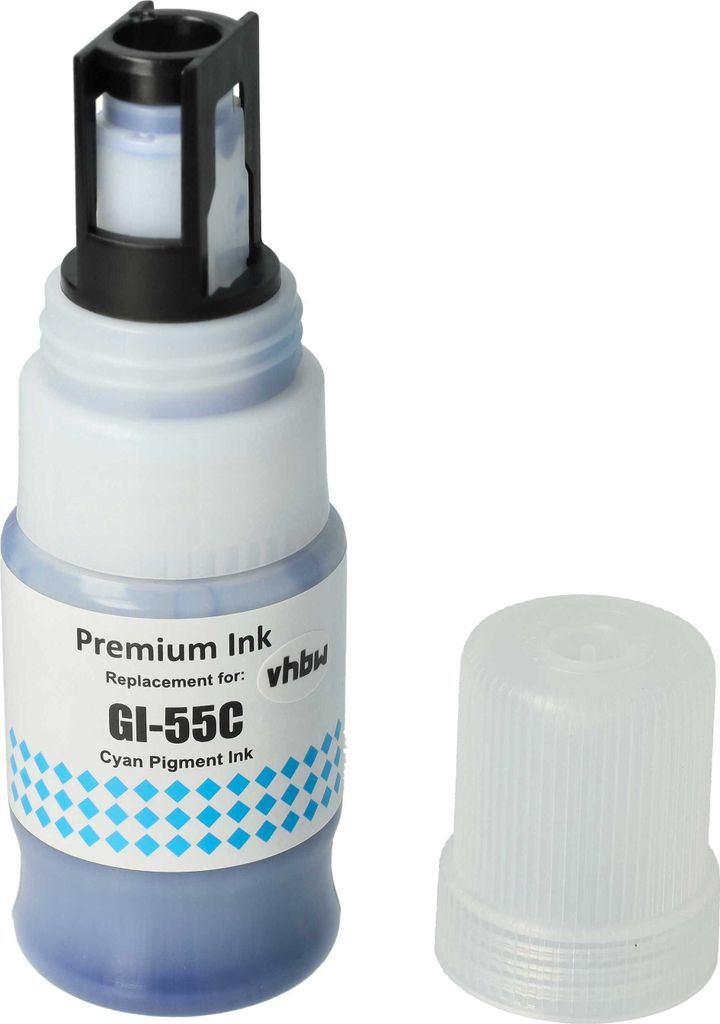 vhbw Nachfülltinte Ersatz für Canon GI-55C, 6289C001 für Drucker - Refilltinte, Pigmentiert, 40ml