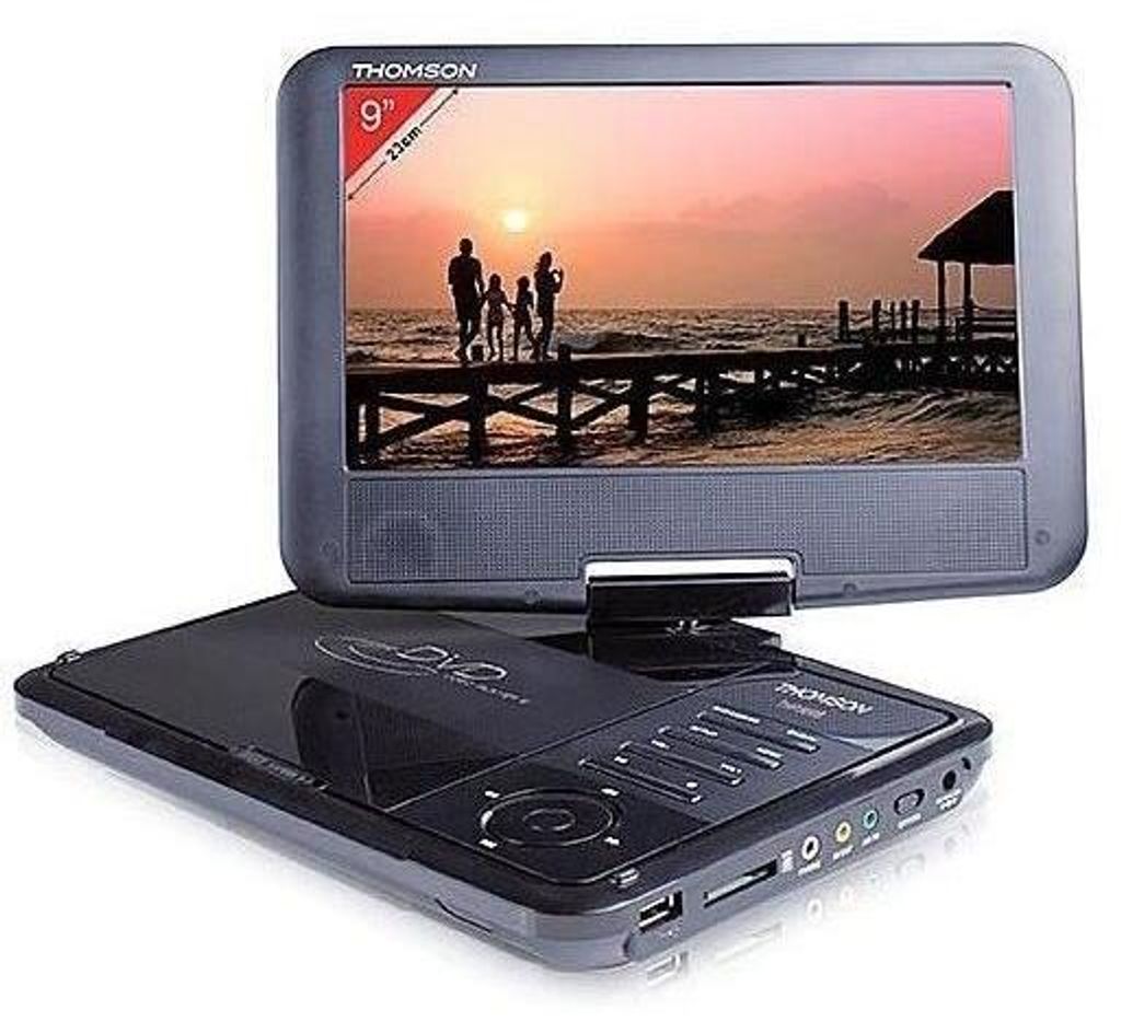 Thomson THP359, Tragbarer DVD-Player, Tisch, Schwarz, DVD, Produktbild 