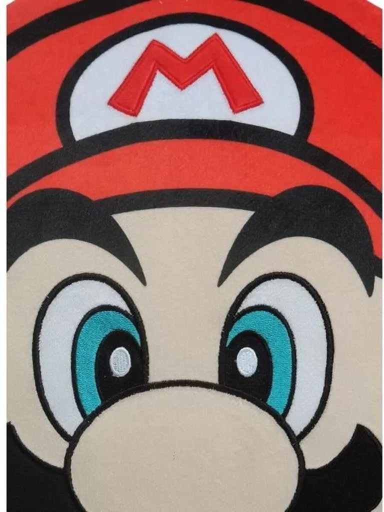 Coussin Mario Bros Multicolore en Polyester 41x41 cm Doux et Ferme - 2