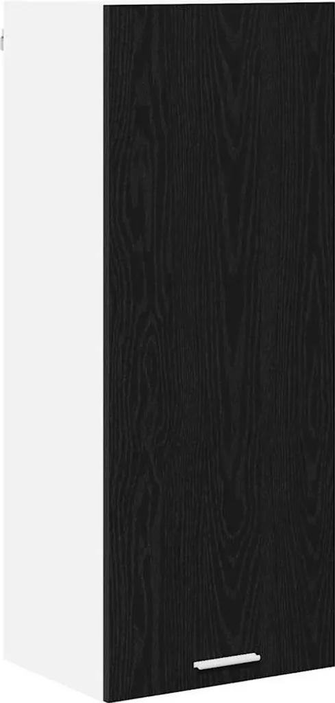 Mobiletto Pensile vidaXL 100cm Nero | Armadio Verticale Rovere Scuro