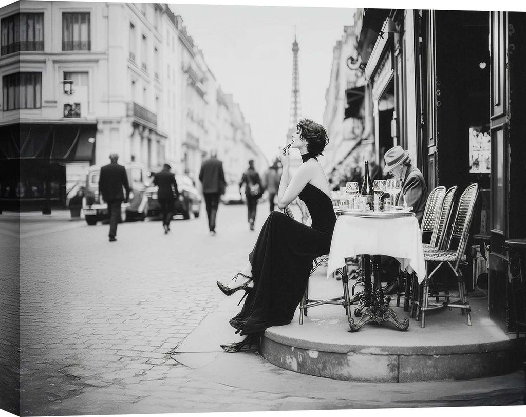 Fashion fotografie – Leinwanddruck – Haute Photo Collection – Lipstick Time, Paris – 60 x 40 cm