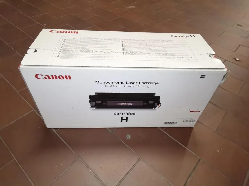 Toner Canon CRG-H noir 1500A003 contre traces d'impression