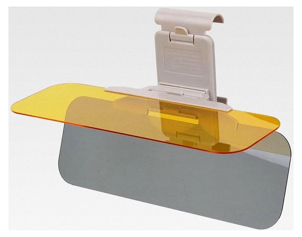 2-in-1 Universal HD Auto UV Anti-Blend Sonnenblende Tag & Nacht Vision Klappschild Set