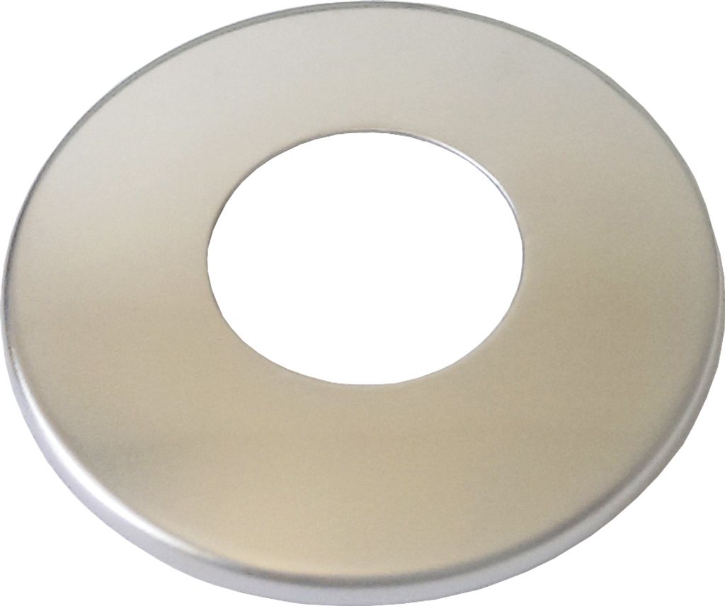 1/2" Rosette aus verchromtem Edelstahl Produktbild 