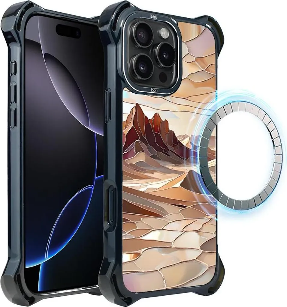 Luxury Case iPhone 16 Pro Max IBIZU DropGuard Ultra MagSafe Glass