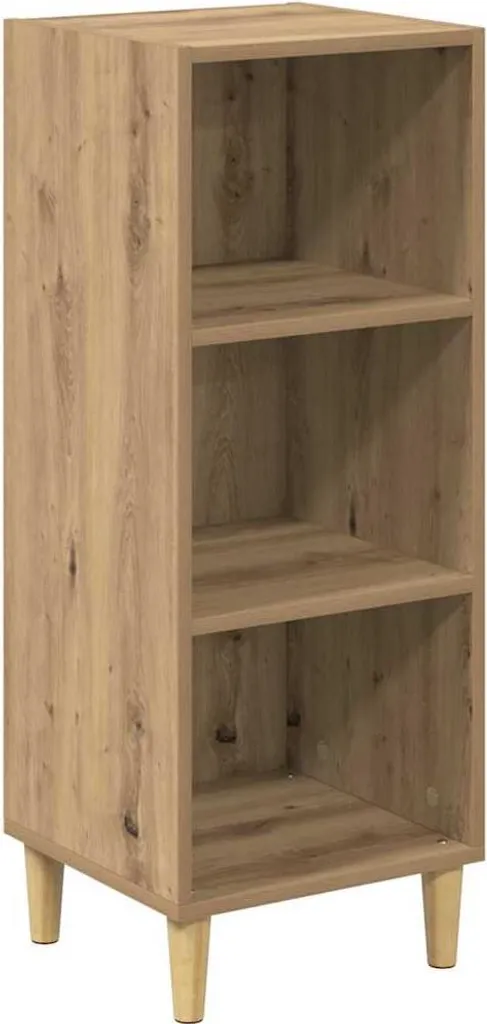 Credenza Bassa SYFAX Rovere Chiaro | Mobiletto Rustico per Soggiorno