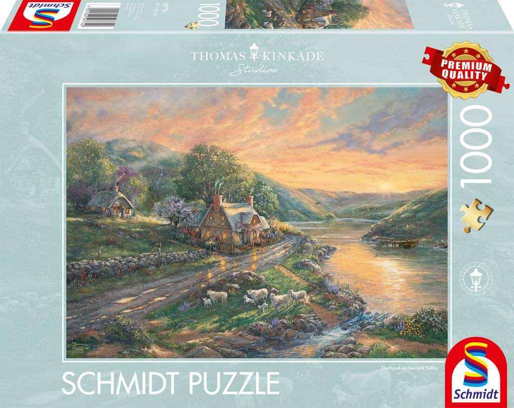 Thomas Kinkade Studios: Tagesanbruch im Emerald Valley (1000 Teile)
