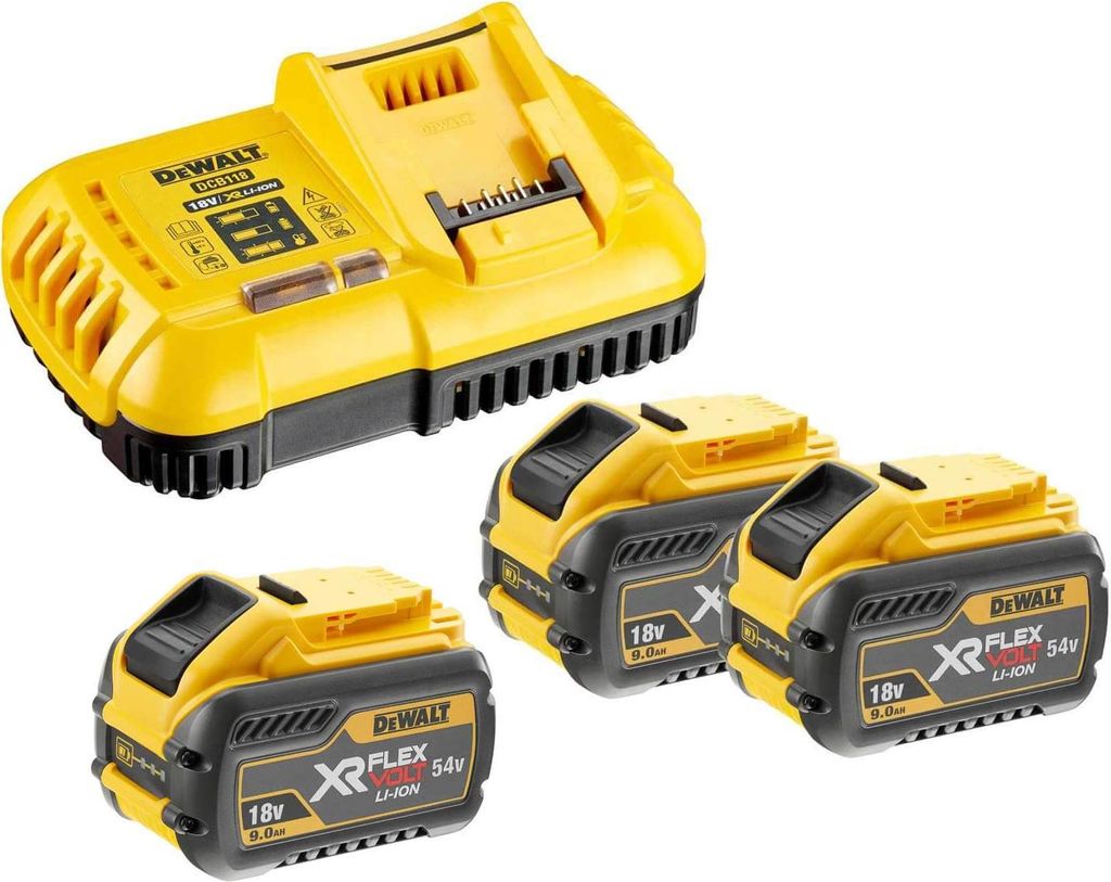 DeWalt Flexvolt DCB118X3-QW Starter-Set 3xAkku 54V /162 Wh