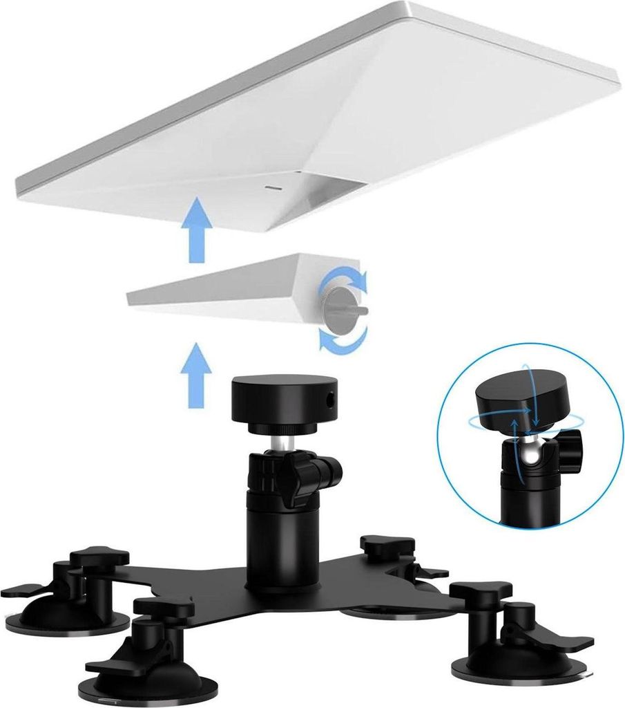 Für Starlink Mini Auto Halterung Magnet Saugnapf Schwarz