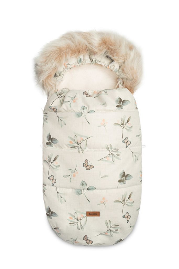 SENSILLO - Fusack Kinderwagen Winter Buggy - Auenstoff Wasserabweisend - Olivgrn