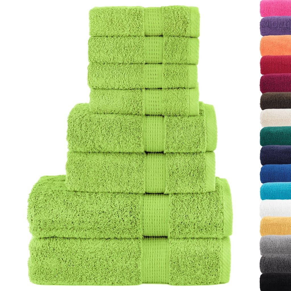 Set ASciugamani SOLUND 8 pz Verdi 600 gsm Immagine del prodotto 