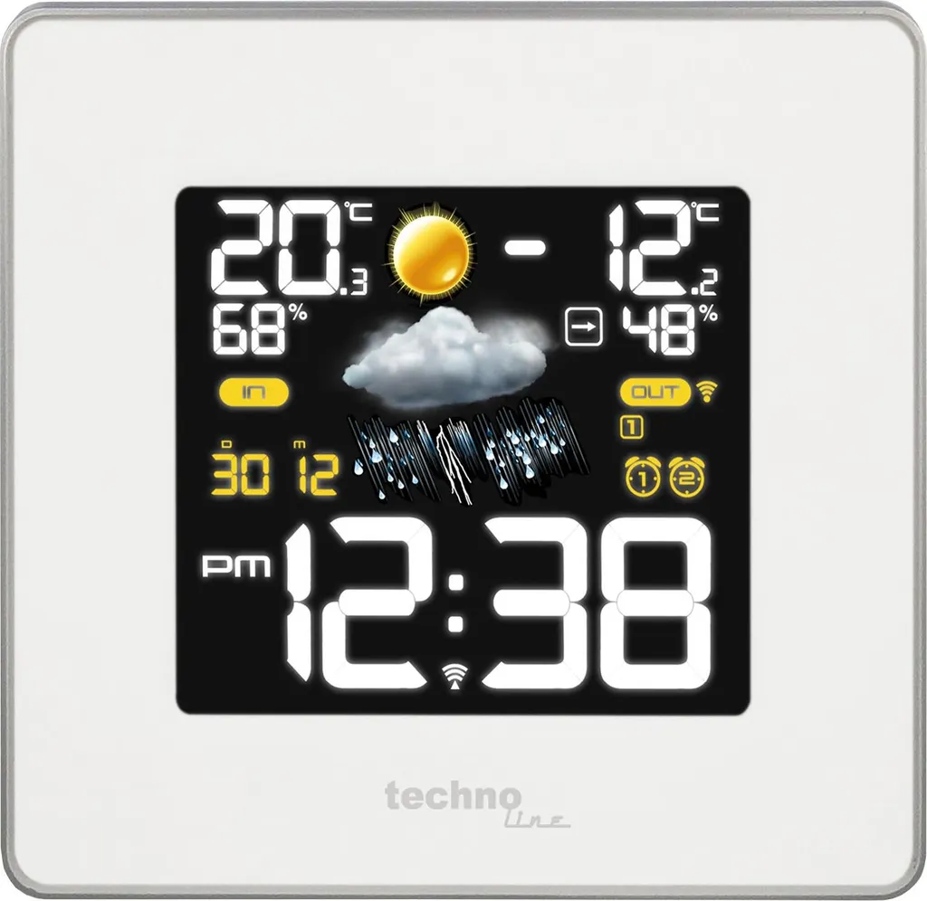 Réveil Matin Technoline WS6440 pour Organiser sa Journée et la Météo