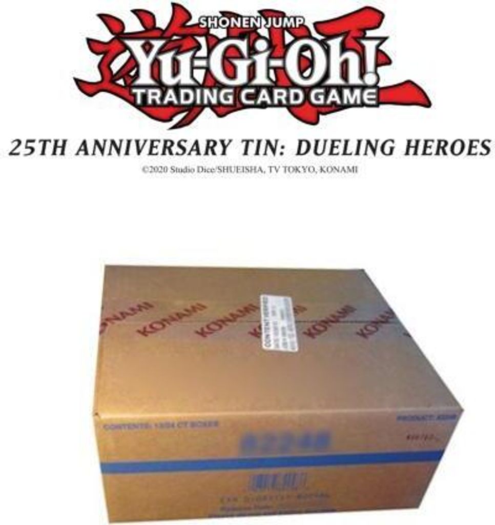 Yu-Gi-Oh! 25th Anniversary Tin Dueling Heroes Case deutsch