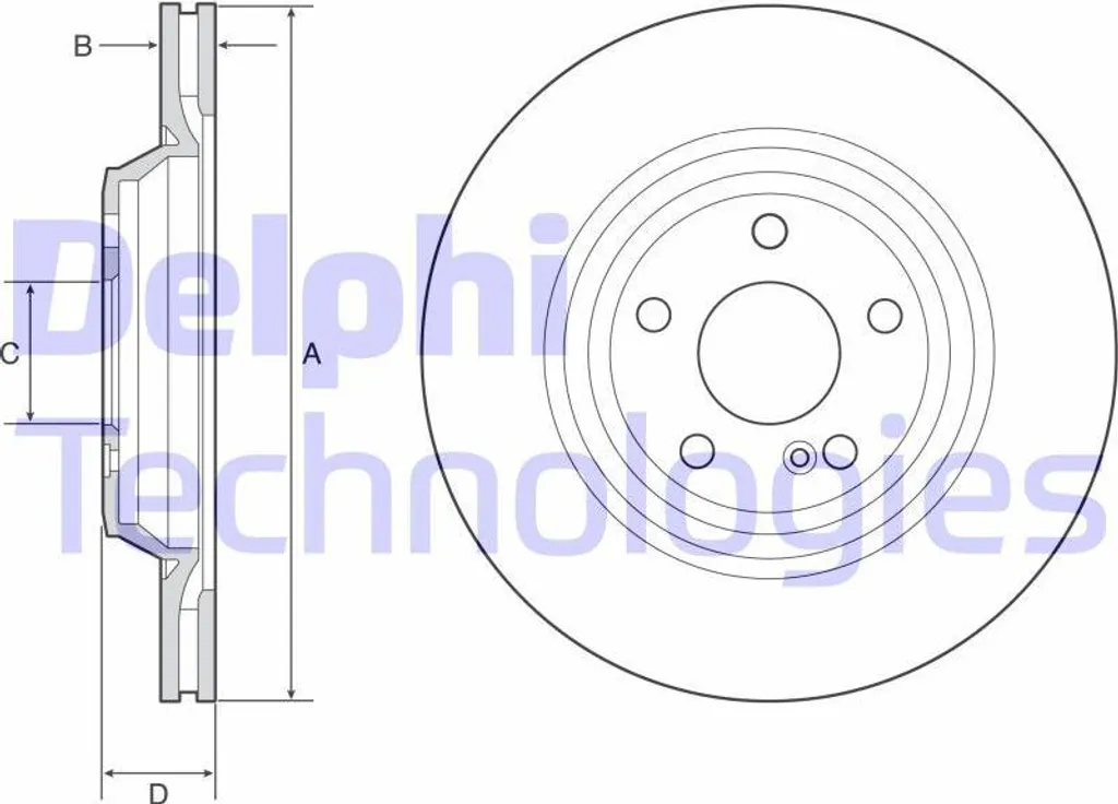 Disque de Frein Fiable pour Remplacement Mercedes SL 0004231412