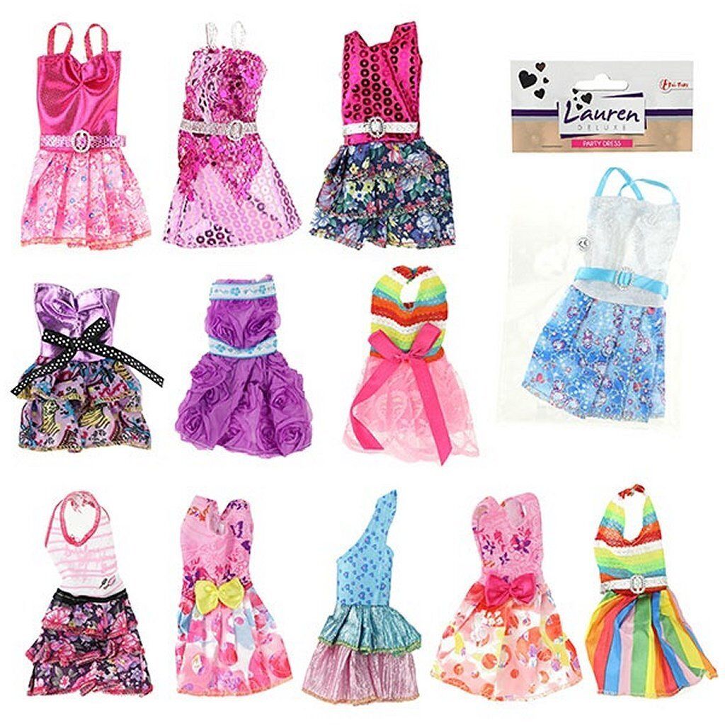 Lauren-Kleid für Teenagerpuppen in verschiedenen Farben