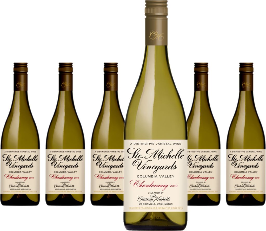 6 x Ste. Michelle Retro Chardonnay Columbia Valley