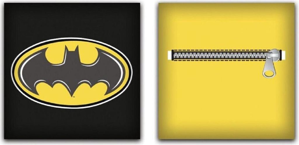 Batman dekoratives Kissen mit abnehmbarem Bezug 35x35 cm Samt