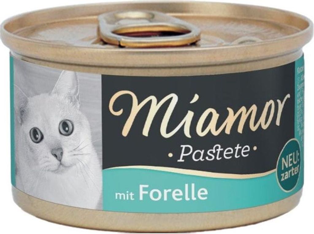 Miamor Pastete Forelle, Adult, Forelle, 85 g, Getreidefrei, Produktbild 