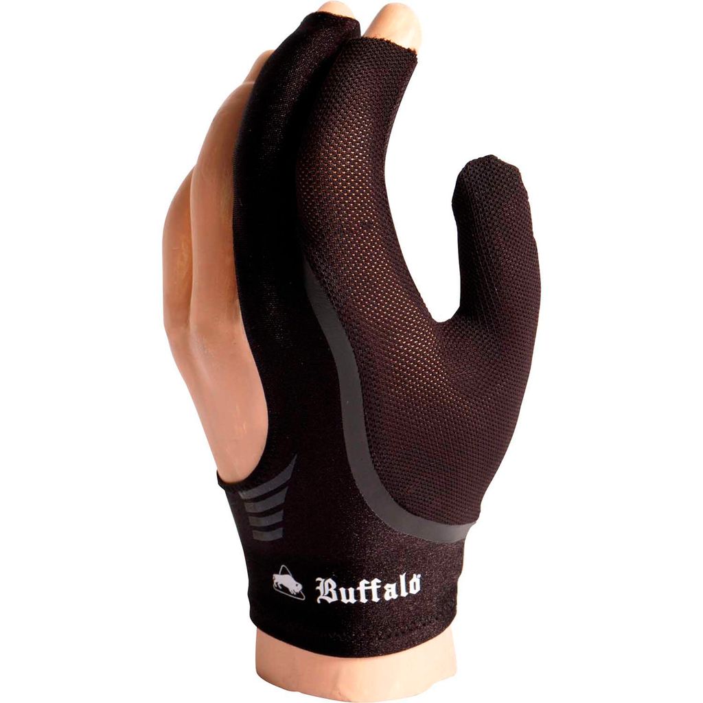 Rękawica bilardowa Buffalo Reversible czarna/czarna L Zdjęcie produktu 