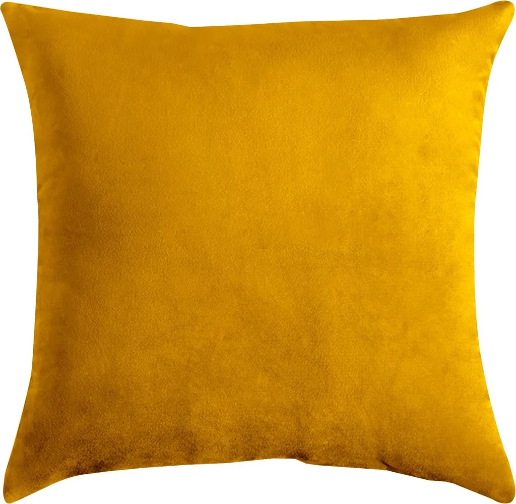 Copricuscini Velluto Giallo Senape Prezzo Shock - Fodere 45x45 Offerta