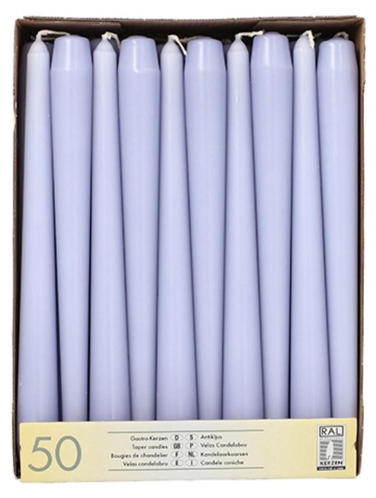 PAPSTAR  89146 PAPSTAR Leuchterkerzen, 22 mm, flieder, 50er Obrázek produktu 