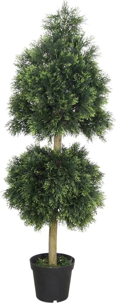 Plante Artificielle sans Entretien : Cyprès Thuya 160cm Vert Toute l'Année