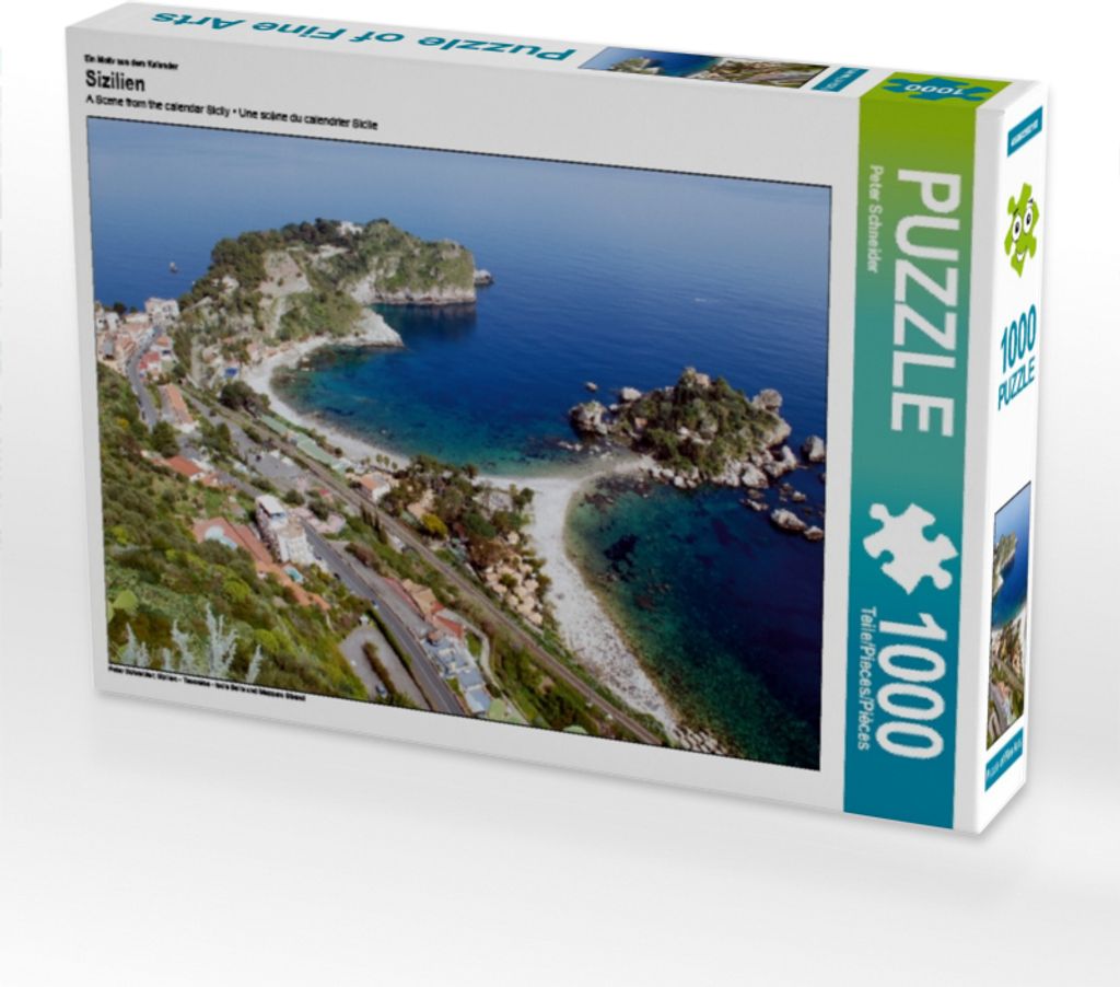 Calvendo Ein Motiv aus dem Kalender Sizilien 1000 Teile Puzzle quer 640x480mm, Schneider Peter; 7338285