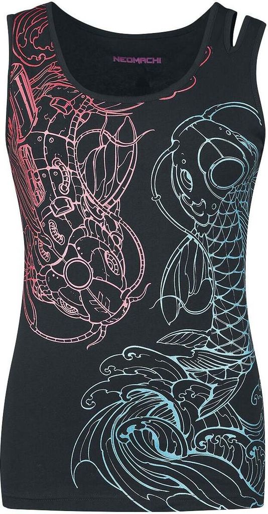 NEOMACHI Top Damen Nishikigoi schwarz S Produktbild 