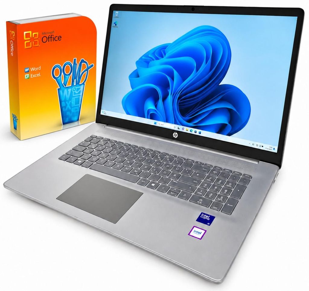 HP 17 Laptop Intel i3 6x 3,3Ghz 16GB RAM 512GB SSD Windows Produktbild 