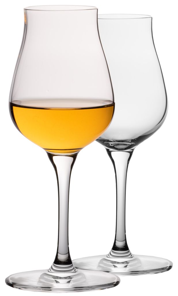 IMPERIAL Nosing Glas 110ml Tasting Glas für Whisky & Cognac Whiskeyglas aus Crystalline Glas Set 2 Stück Spülmaschinenfest