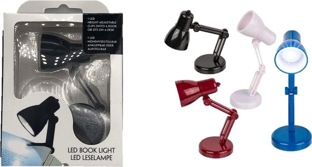 Flexible LED Klemmleuchte blau schwarz rot gelb usw. Produktbild 
