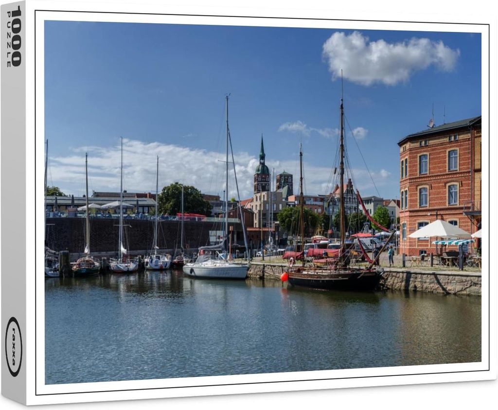 raxxa Premium-Puzzle "Hafen Stralsund", 1000 Teile