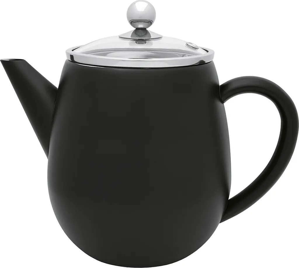 Teiera Bredemeijer Duet Eva 1,1L - Nero Opaco per Infusioni Perfette
