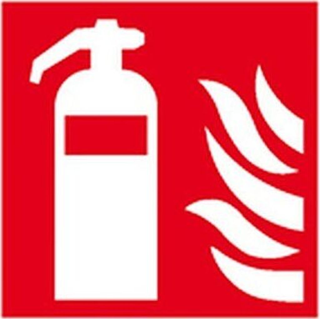 Dreifke Aufkleber Feuerlöscher ASR A1.3 DIN 7010 Folie selbstklebend 15x15cm...