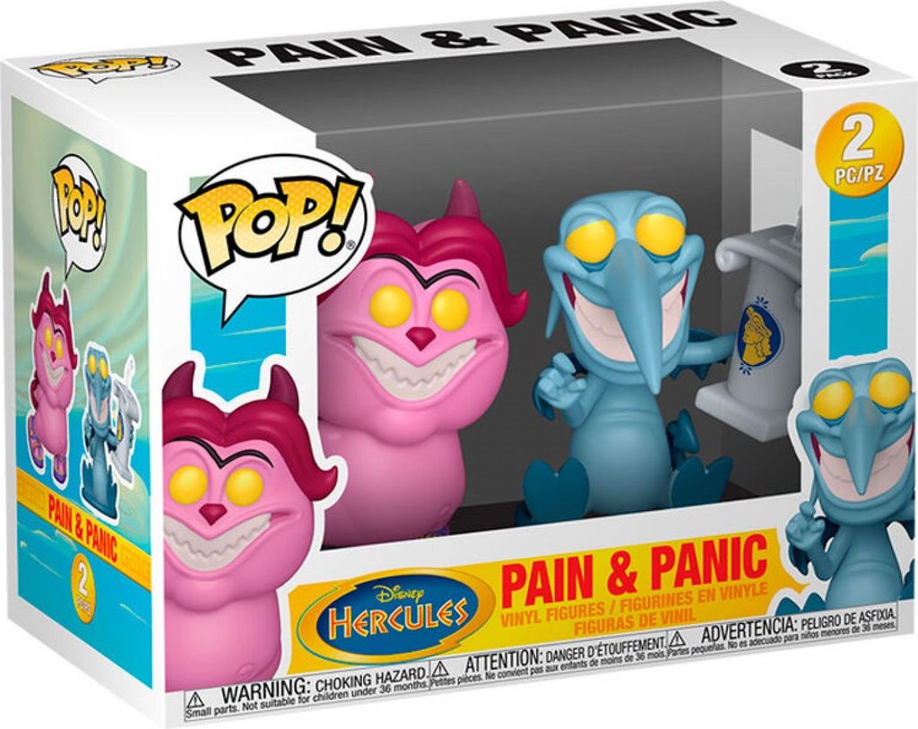 FUNKO POP! Vinyl Figur Disney Hercules Pain und Panic 2er Pack