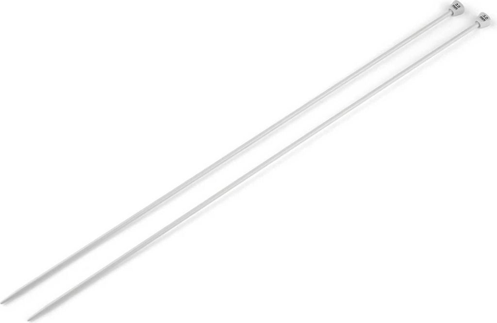 Stricknadeln Aluminium gerade 35cm Stärke 2-10 mm 1 Paar