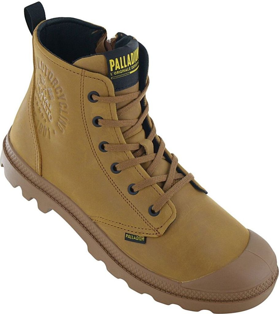 PALLADIUM Pampa Continental Leather - Herren Stiefel Boots Leder Braun 74373-203-M , EU 44 UK 9.5