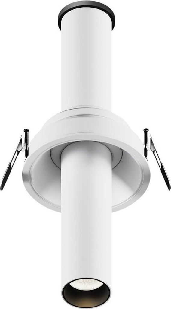 LED Boden Einbauleuchte Aluminium 3000 K warmweißes Licht 460 lm Ø 3 cm Weiß rund