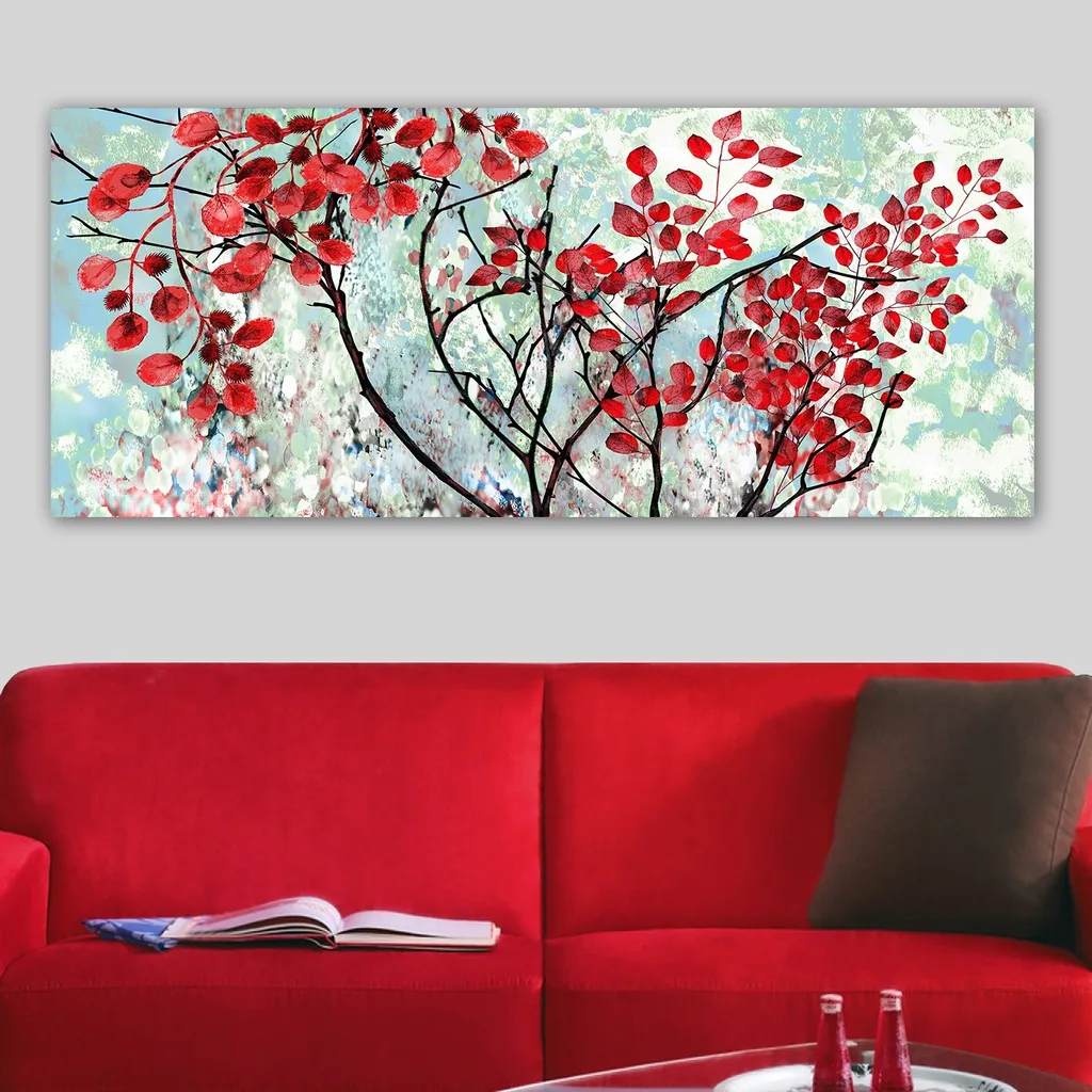 Tableau sur toile 100% coton 50x120 cm aux couleurs vives et durables