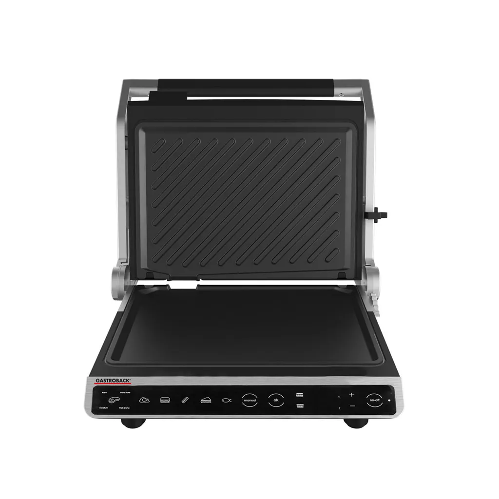 Gastroback Gril de contact Design BBQ Advanced Smart avec sonde de cuisson - 11