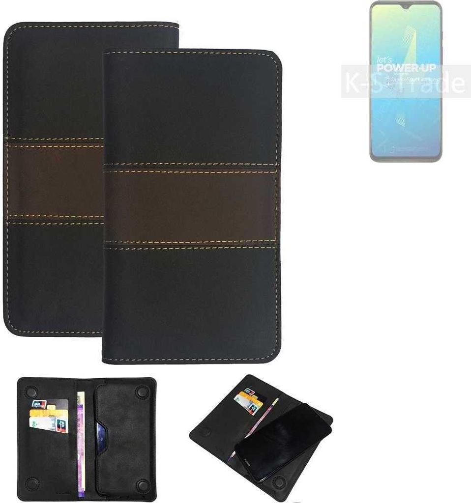 K-S-Trade Hülle Handyhülle kompatibel mit Wiko Power U10 Schutzhülle Walletcase Bookstyle Tasche Schutz Case Handytasche Wallet Cover Kunstleder