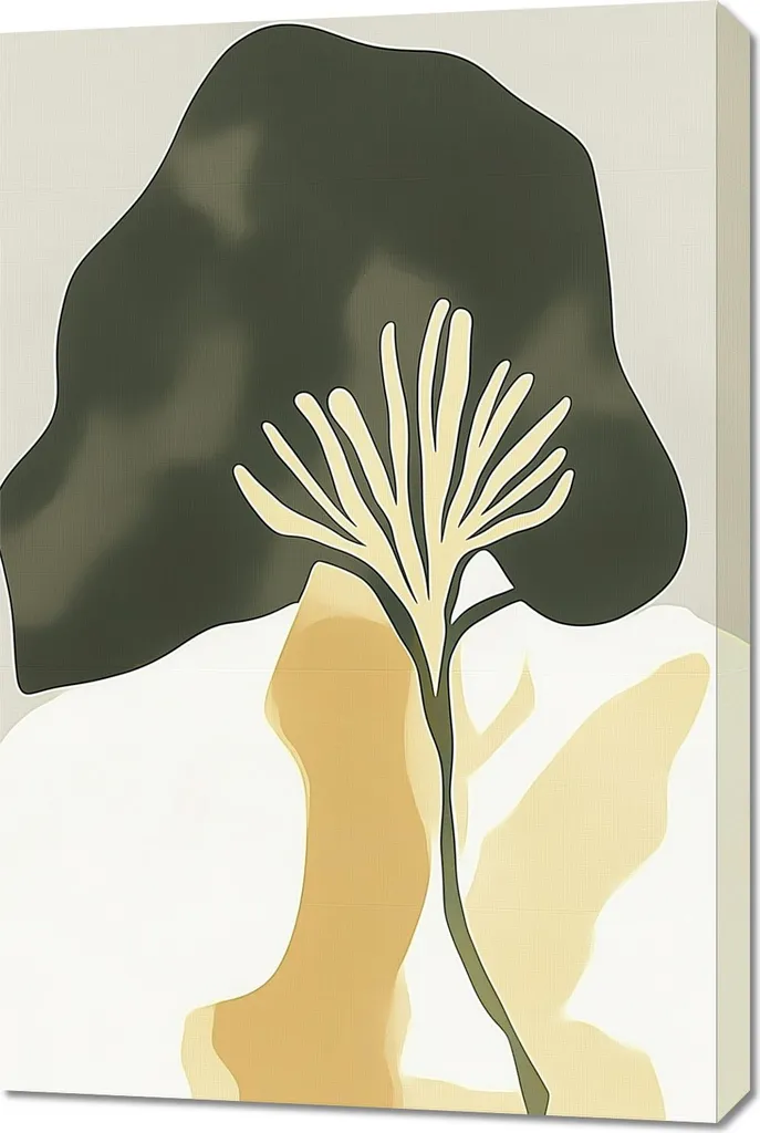 Quadro 60x90 cm Vista minimalista, interni in stile scandinavo, boho