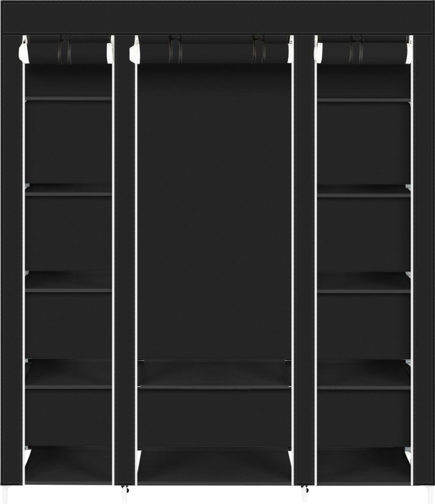 FCH Kleiderschrank Stoffschrank mit Kleiderstange, 150 x 45 Produktbild 4
