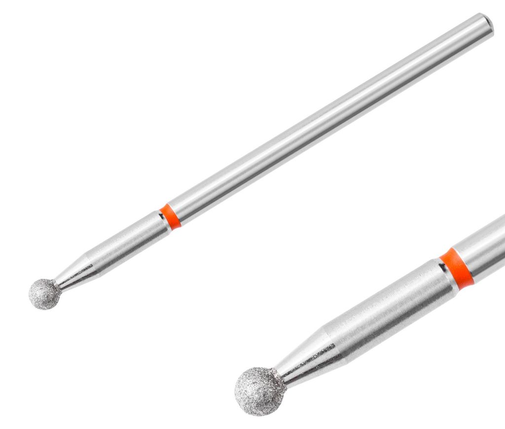 Diamantfräser Fräseraufsatz Bohrer Kugel Fein Schleifer Maniküre (roter Ring)